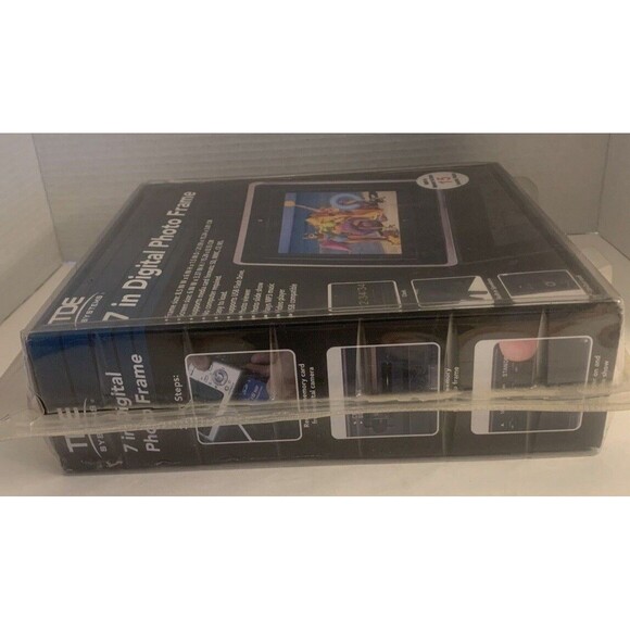 TDE SYSTEMS 7 INCH DIGITAL PHOTO FRAME NEW IN THE BOX. - Picture 3 of 5